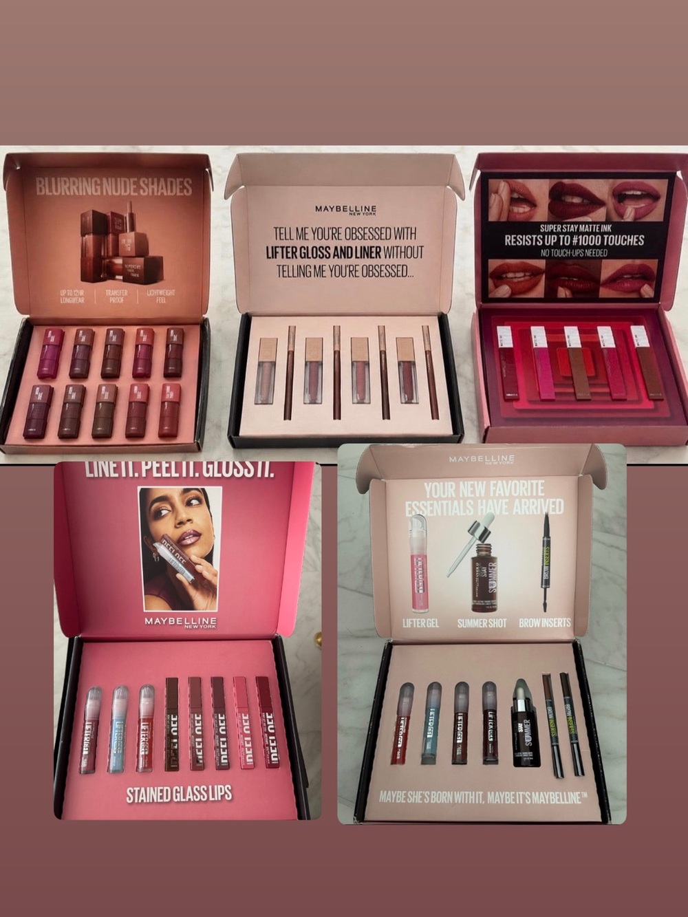 EXCLUSIVE Maybelline PR Makeup Set Bundles| 5 PR Sets! NEW